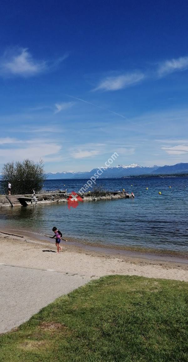 Plage communale des Trois-Jetées
