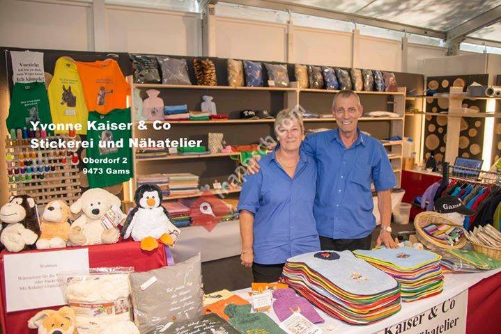 Stickereien aus Gams