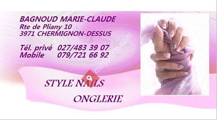 Style Nails Onglerie Chermignon Bagnoud Marie-Claude